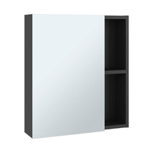 Set de 2 Gabinetes de Baño Labell, Wengue, con Puerta y Entrepaños