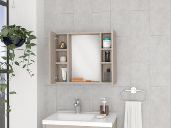 Estantería de Baño Kova, Humo, con Cuatro Entrepaños - VIRTUAL MUEBLES