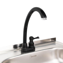 Gabinete Inferior Cantabria, Kronos Blanco y Bardolino, con dos Puertas Abatibles- Mesón derecho y Grifería ZF