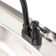 Gabinete Inferior Cantabria, Kronos Blanco Duqueza, con dos Puertas Abatibles- Mesón Izquierdo y Grifería ZF