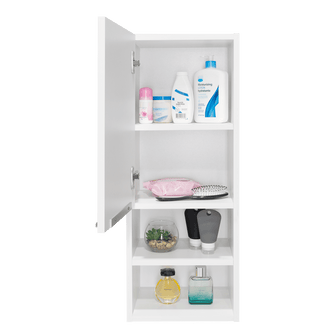 Gabinete de Baño Real, Blanco, con Tres Entrepaños ZF X2