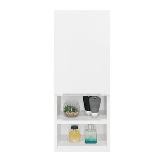 Gabinete de Baño Real, Blanco, con Tres Entrepaños ZF X2