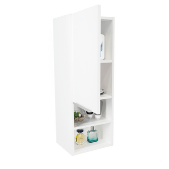 Gabinete de Baño Real, Blanco, con Tres Entrepaños ZF