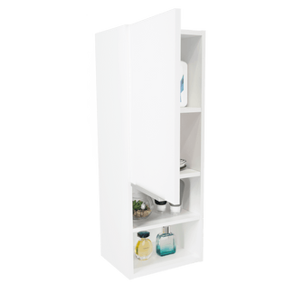 Gabinete de Baño Real, Blanco, con Tres Entrepaños ZF X2