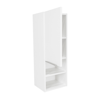 Gabinete de Baño Real, Blanco, con Tres Entrepaños ZF