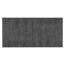 Gabinete Superior Cantabria, Blanco Perla y Gris, con Dos Puertas Batientes ZF