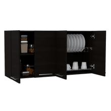 Gabinete Superior Frello 120, Wengue, con Cuatro Puertas Batientes  ZF