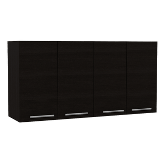 Gabinete Superior Frello 120, Wengue, con Cuatro Puertas Batientes  ZF