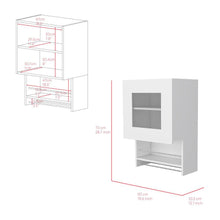 Gabinete Superior Nizki, Blanco Duqueza, Con Variedad De Entrepaños