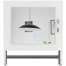 Gabinete de Baño Depp, Blanco, con una puerta y barra