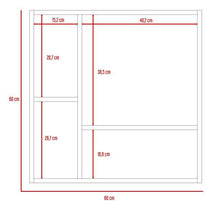 Gabinete de Baño Depp, Café Claro, con Puerta Espejo y Dos Entrepaños  ZF