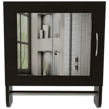 Gabinete de Baño Depp, Wengue, con una puerta y barra