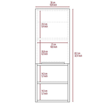 Gabinete de Baño Real, Humo, Ideal Para Espacios Reducidos ZF