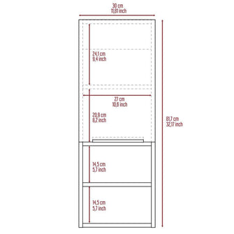 Gabinete de Baño, Real, Humo, Ideal Para Espacios Reducidos ZF X2