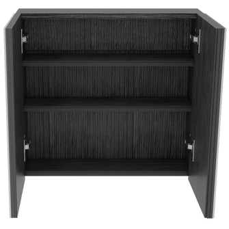 Gabinete de Baño Vanta, Gris, con Dos Puertas Batientes