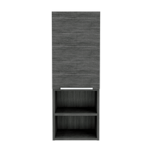 Gabinete de Baño Real, Gris, con Tres Entrepaños ZF