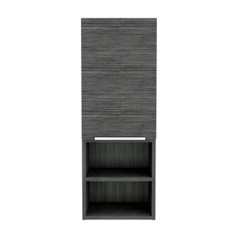 Gabinete de Baño Real, Gris, con Tres Entrepaños ZF