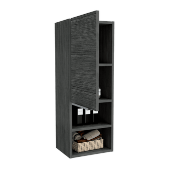 Gabinete de Baño Real, Gris, con Tres Entrepaños ZF X2