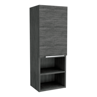 Gabinete de Baño Real, Gris, con Tres Entrepaños ZF