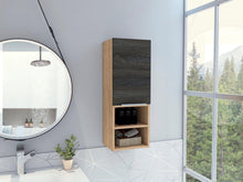 Gabinete de Baño Real, Miel y Grafito, Con Dos Puertas Batientes X2
