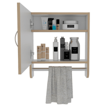 Gabinete de Baño Aqua, Beige y Blanco, Incluye Espejo X2