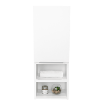 Gabinete de Baño Ciro, Blanco, con Amplio Espacio Para Guardar Objetos de Aseo Persona