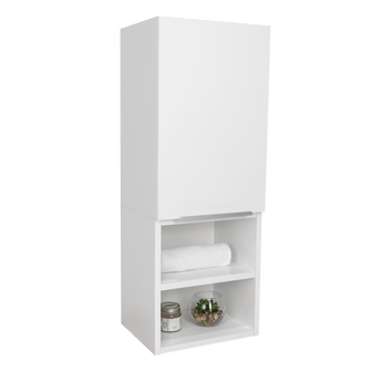 Gabinete de Baño Ciro, Blanco, con Amplio Espacio Para Guardar Objetos de Aseo Persona X2