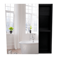 Gabinete de Baño Labell, Wengue, con Puerta y Entrepaños