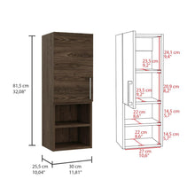 Gabinete de Baño Apolis, Chocolate, con Espacio Para Guardar Objetos de Aseo Personal X2