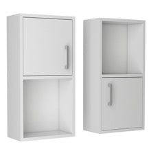 Gabinete de Baño Aqua 4, Blanco, con Puerta Abatible X2