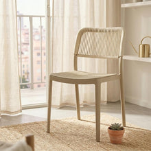 Set de 4 Sillas Austin, Color Taupe, con Espaldar Tejido