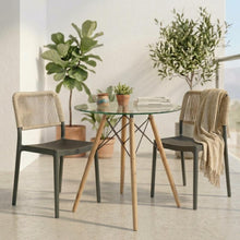 Silla Austin, Color Negro, con Espaldar Tejido