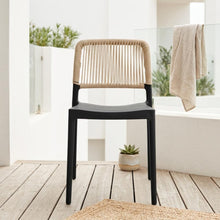 Silla Houston, Color Negro, con Espaldar Tejido