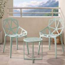 Silla Roxy, Color Azul Claro, con Espaldar y Diseño Moderno