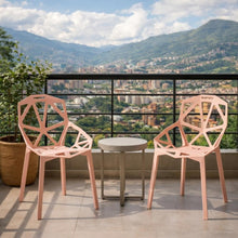 Silla Roxy, Color Mandarina, con Espaldar y Diseño Moderno