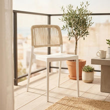 Silla Houston, Color Blanco, con Espaldar Tejido