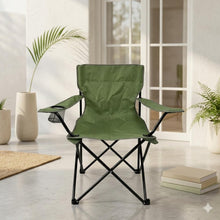 Set de 2 Sillas Plegable Camping Tanzania, Verde, Incluye Bolsa de Transporte