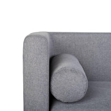 Sofa Chaise Long (66x163x64) Gris Memphis Pata Negra