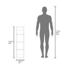 Alacena de Pared Pequeño Minimalista, Blanco, sin puertas, para implementos de aseo ZF