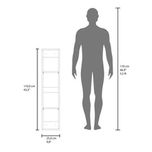 Mueble  Auxiliar para Baño High, Capri y Kronos Blanco, con espacio para almacenar objetos y es de facil instalación ZF