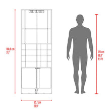 Bar Esquinero Renens, Nogal y Capri, con espacio superior para almacenar copas de vino