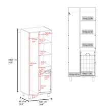 Mueble de Aseo Iris, Blanco Duqueza, con espacio para ubicar objetos de aseo ZF