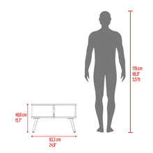 Mesa de Centro Toronto, Milan y Plata Oscuro, con espacio para colocar objetos decorativos