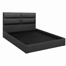 Cama Firenze Tela 160X190 Queen, Color Gris