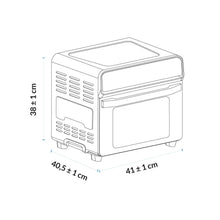 Horno Freidor de Aire con Panel Digital 23L Challenger, Color Gris