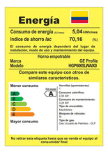 Horno De Empotrar a Gas 60cm a 110v Vidrio, Negro