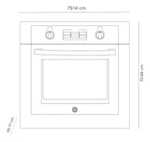 Horno De Empotrar GE 80 cms Eléctrico De Convección, Negro