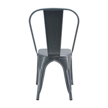 Kit por 4 Silla Tolix Metalica Para Comedor Restaurante - Gris