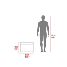 Mueble Auxiliar Lirio, Blanco Duqueza, con Espacio Para Microondas