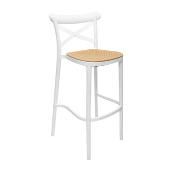 Silla Plast Barra - Blanco Beige